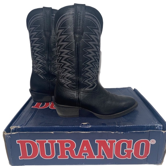 Durango Other - Durango black 8W wide 8 Rebel Frontier cowboy western boots like new in box